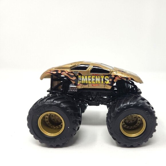 2016 Hot Wheels Monster Jam TEAM MEENTS Monster Truck 1:64 Flashback (bt8) - Picture 1 of 7